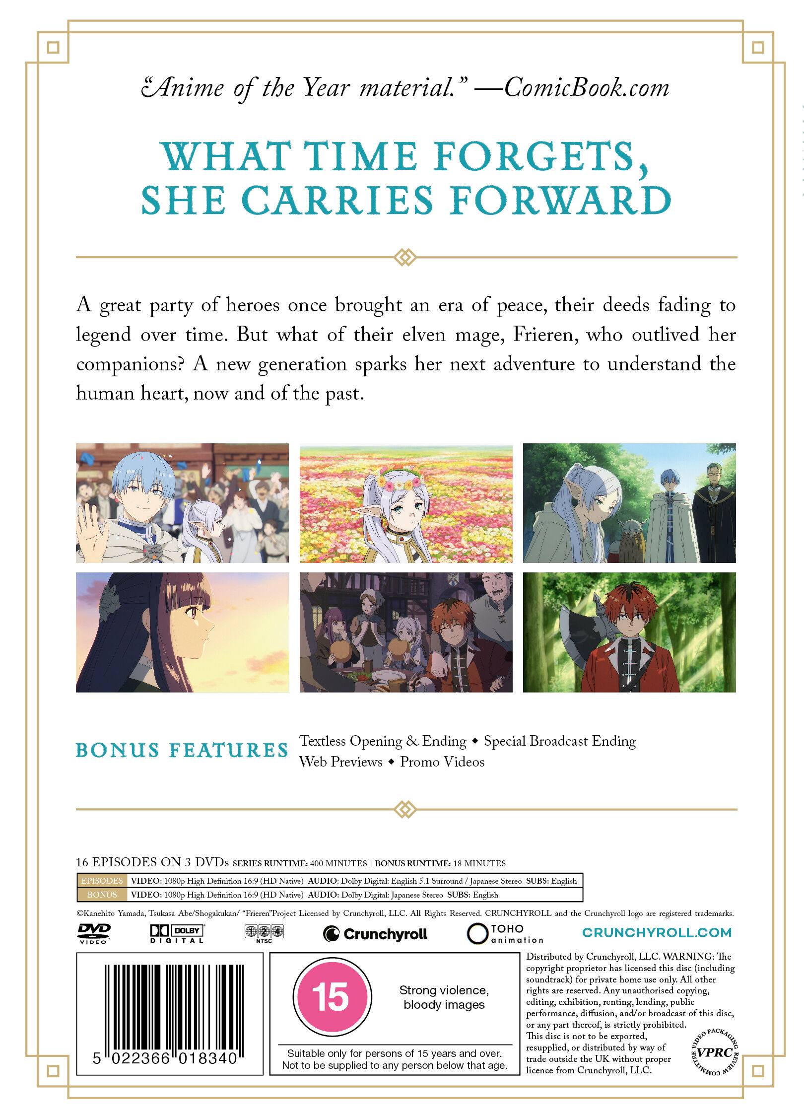 FRIEREN: Beyond Journey's End - Season 1 - Part 1 - DVD (English) image number 2